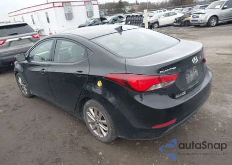 2014 Hyundai Elantra Se from USA, damaged, VIN 5NPDH4AE3EH487037